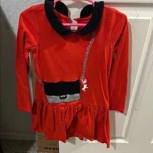 The Children's Place Red and Black Long Sleeve Tee